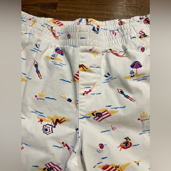 Land’s End beach theme Bermuda shorts. Pull on shorts elastic waist. Size 4 EUC - Picture 7 of 8